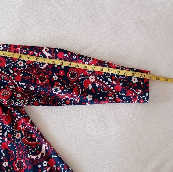 TALBOTS Floral Paisley Shirt, size 1X - Picture 11 of 13